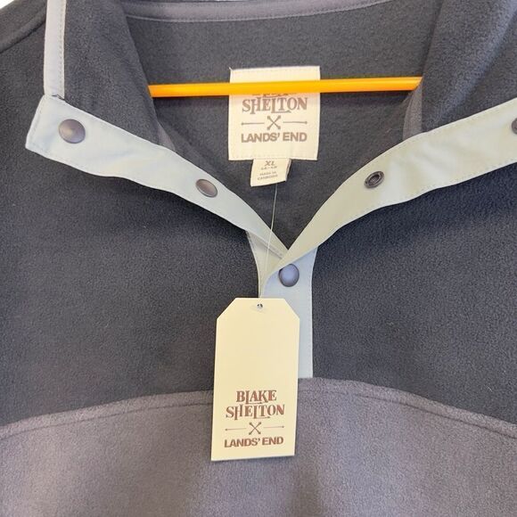 New with tags Blake Shelton X Lands End fleece xl - Picture 4 of 13